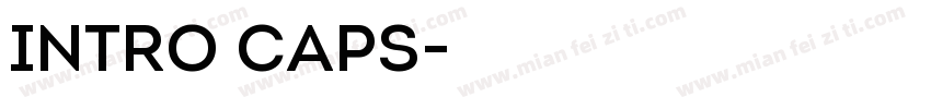 Intro Caps字体转换